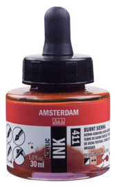 Amsterdam Acrylic ink Sienna gebrand 411