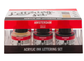 Amsterdam Acrylic Ink Lettering Set