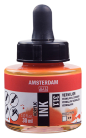 Amsterdam Acrylic ink  Vermiljoen  311