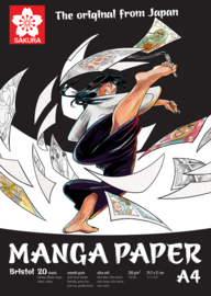 Sakura Manga papier A4, 250g, 20 vellen