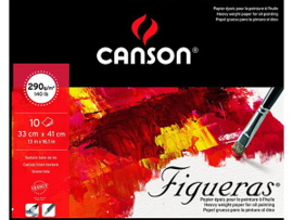 Canson  Figueras  olie- en acrylpapier  blok  10VL  33x41 290G