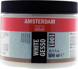 Amsterdam Gesso wit 1001  500ml