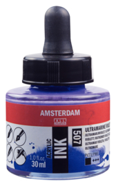 Amsterdam Acrylic ink Ultramarijnviolet  507