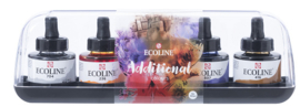 Ecoline Vloeibare Waterverf Set Additioneel 5 x 30 ml