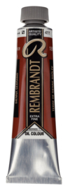 Rembrandt olieverf Sienna Gebrand 411 40ml
