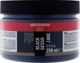Amsterdam Gesso zwart  3007  250ml