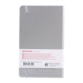 Talens Art Creation Schetsboek Blinkend Zilver 13X21 140g