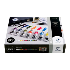 Van Gogh  Olieverf startersbox XL 12 x 40 ml + accessoires