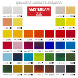 Amsterdam Standard Series Acrylics 36 x 20 ml  