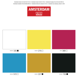 Amsterdam Acrylic Ink Set 6 X 30 ml