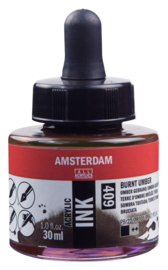 Amsterdam Acrylic ink Omber gebrand 409