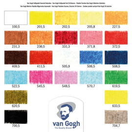 Van Gogh Softpastels algemene selectie-set met 24 kleuren