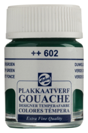 Plakkaatverf Extra Fijn 602 donkergroen 16 ml