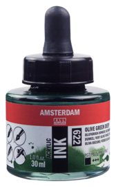 Amsterdam Acrylic ink Olijfgroen D. 622