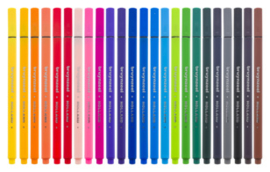 Bruynzeel fineliner set 24 kleuren