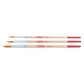 Aquarel penselen set van 3 Rond - Polyester