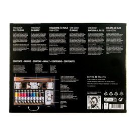 Van Gogh  Olieverf startersbox XL 12 x 40 ml + accessoires