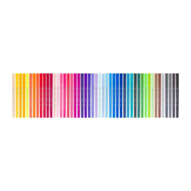 Bruynzeel Creatives Fineliner Brush pen set 48 kleuren