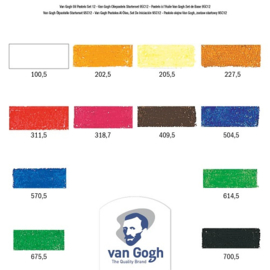 Van Gogh Basisset oliepastels met 12 kleuren