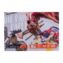 Cobra Olieverfpapier A4 - 29.7 x 21 cm - 300 g - 10 vellen - FSC-MIX