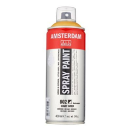 Amsterdam Spray-paint 400 ml Lichtgoud 802