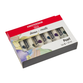 Amsterdam Standard Series Acrylics Parelmoer Set 6 × 20 ml 