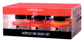 Amsterdam Acrylic Ink Set 6 X 30 ml