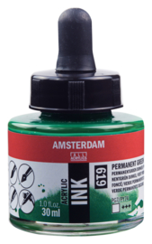 Amsterdam Acrylic ink Perm. groen D 619