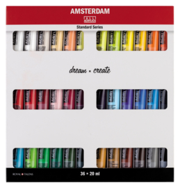 Amsterdam Standard Series Acrylics 36 x 20 ml  