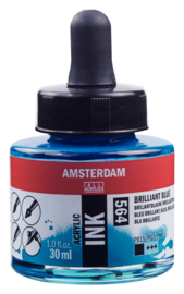 Amsterdam Acrylic ink Briljantblauw 564