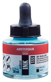 Amsterdam Acrylic ink Hemelsblauw L 551