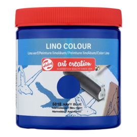 Lino verf Pot 250 ml Marineblauw 5018