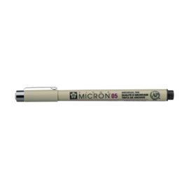 Sakura  Pigma Micron 05  zwart 0,45 mm line