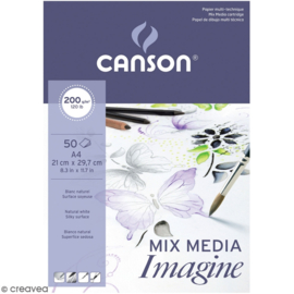 Canson Blok Imagine Mix Media A4