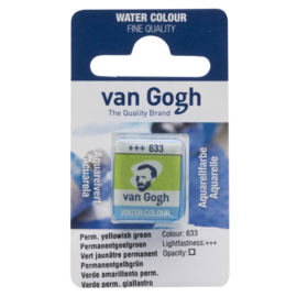 Van Gogh Aquarelverf in napje Permanentgeelgroen 633