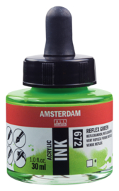 Amsterdam Acrylic ink  Reflexgroen 672
