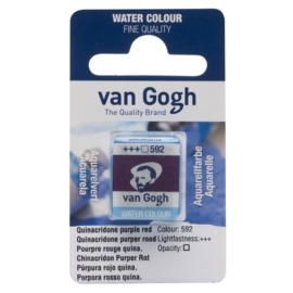 Van Gogh Aquarelverf Napje Quinacridone Purper Rood 592