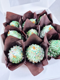Kerstboom met ster 9 st. in giftbox per 6 st.