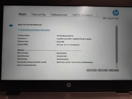 HP EliteBook 840 G3 i7 14 inch