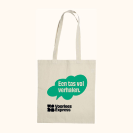 Boekentas met groen logo