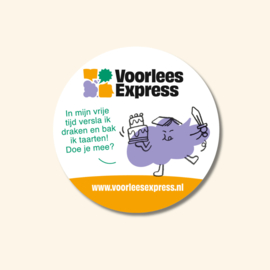 Sticker voor vrijwilligers