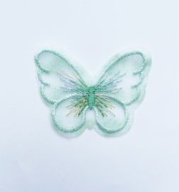 Vlinder vleugel turquoise