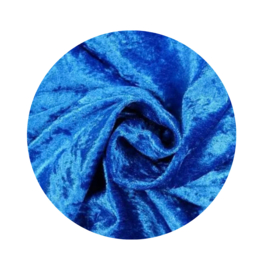 Velours Kobalt blauw