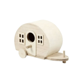 Houten caravan