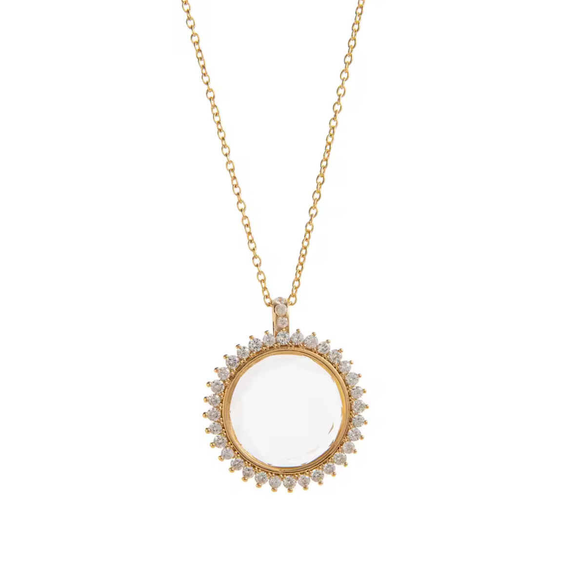 Locked Sun Necklace