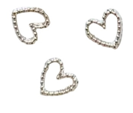 Dotted Heart Silver