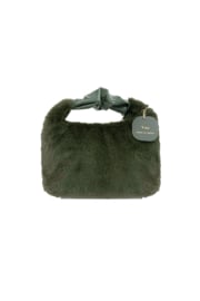 Green Fluffy Bag