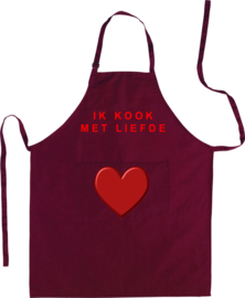 Kitchen apron with your own text!
