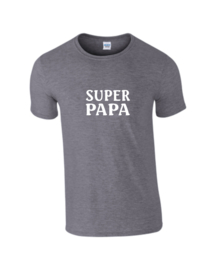 T-Shirt - SUPER PAPA - Vaderdag - Verjaardag