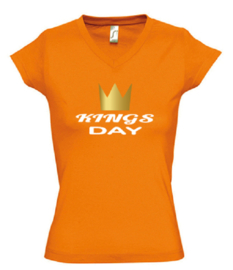 Koningsdag T-Shirt Dames KINGSDAY